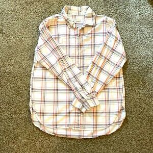 Loft plaid woven shirt